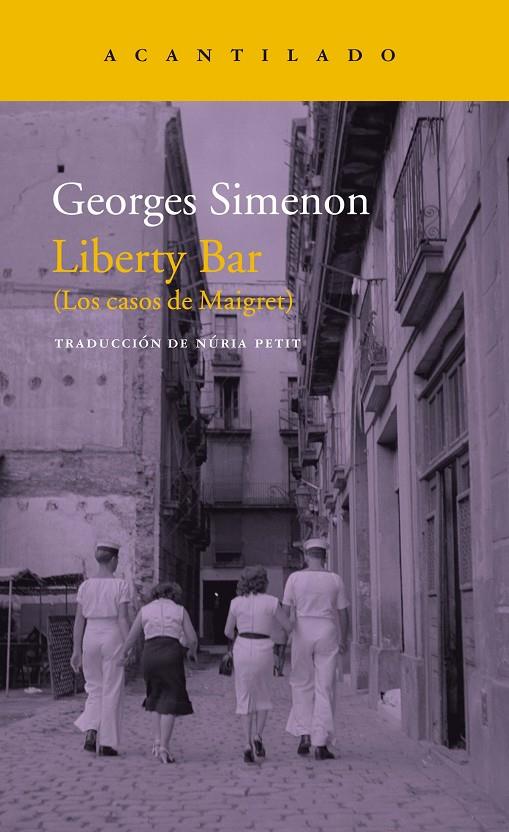 Liberty Bar | 9788417346355 | Simenon, Georges | Librería Castillón - Comprar libros online Aragón, Barbastro