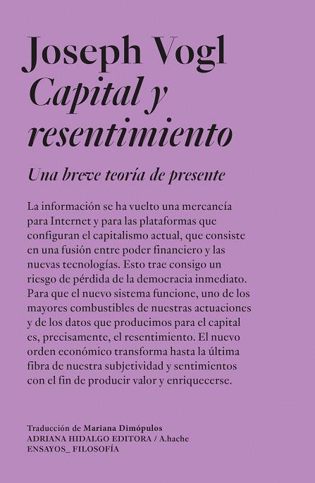 Capital y resentimiento | 9788419208279 | Vogl, Joseph | Librería Castillón - Comprar libros online Aragón, Barbastro