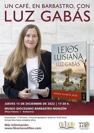 Un café en Barbastro con Luz Gabás Ariño | Librería Castillón - Comprar libros online Aragón, Barbastro