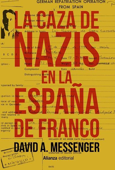 La caza de nazis en la España de Franco | 9788491812883 | Messenger, David A. | Librería Castillón - Comprar libros online Aragón, Barbastro