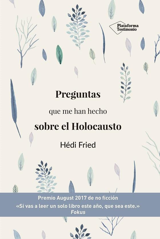 Preguntas que me han hecho sobre el Holocausto | 9788417622145 | Fried, Hédi | Librería Castillón - Comprar libros online Aragón, Barbastro