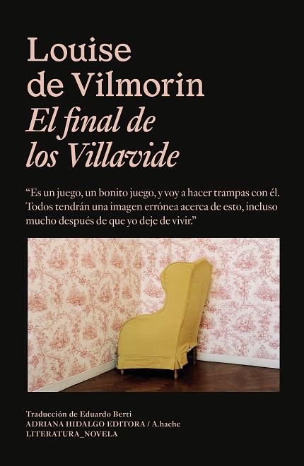 El final de los Villavide | 9788419208156 | de Vilmorin, Louise | Librería Castillón - Comprar libros online Aragón, Barbastro