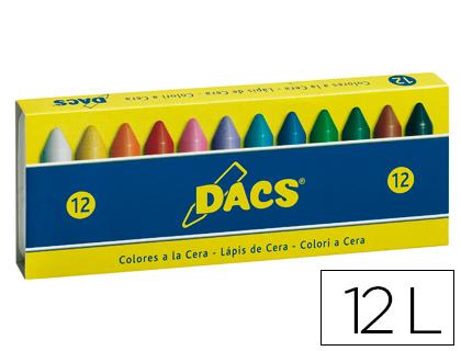 Lapices cera dacs caja de 12 colores | 8412529290008 | Librería Castillón - Comprar libros online Aragón, Barbastro