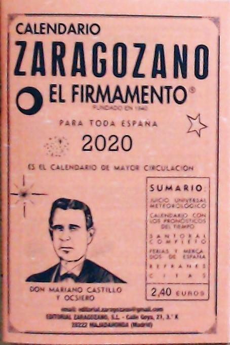 CALENDARIO ZARAGOZANO 2020 | 9788494641954 | VV.AA. | Librería Castillón - Comprar libros online Aragón, Barbastro