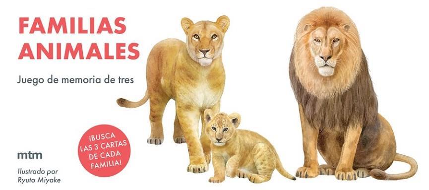 FAMILIAS ANIMALES : JUEGO DE MEMORIA DE TRES | 8425402581384 | Librería Castillón - Comprar libros online Aragón, Barbastro