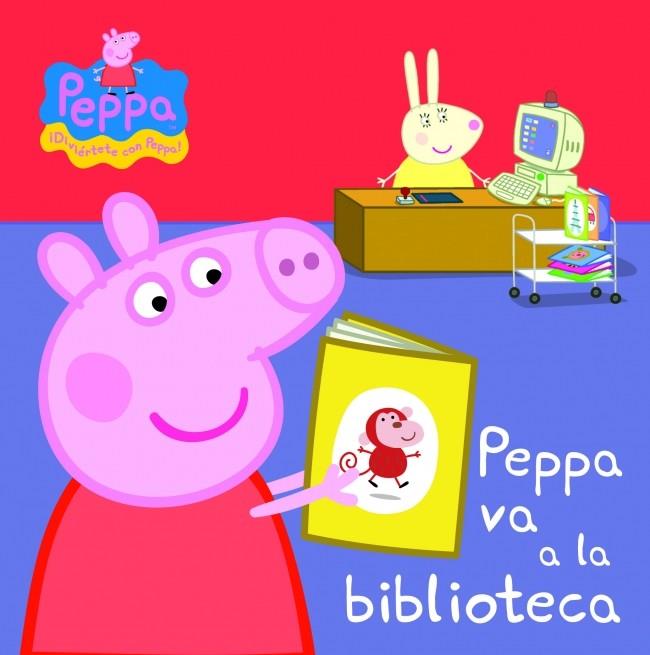 Peppa va a la biblioteca (Peppa Pig) | 9788448837051 | PEPPA PIG | Librería Castillón - Comprar libros online Aragón, Barbastro