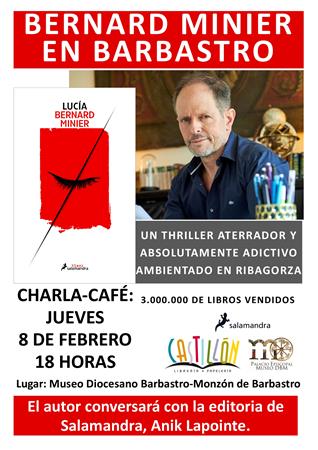 BERNARD MINIER, AUTOR DE LUCÍA, NOVELA POLICIACA AMBIENTADA EN EL ALTO ARAGÓN QUE HA CONQUISTADO A MILES DE LECTORES | Librería Castillón - Comprar libros online Aragón, Barbastro
