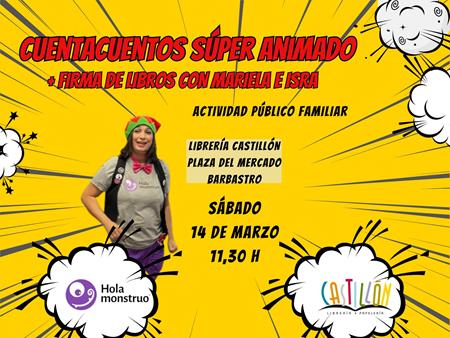 Cuentacuentos súper animado | Librería Castillón - Comprar libros online Aragón, Barbastro