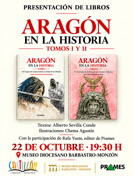 Presentación de los dos primeros volúmenes de "Aragón en la historia" | Librería Castillón - Comprar libros online Aragón, Barbastro