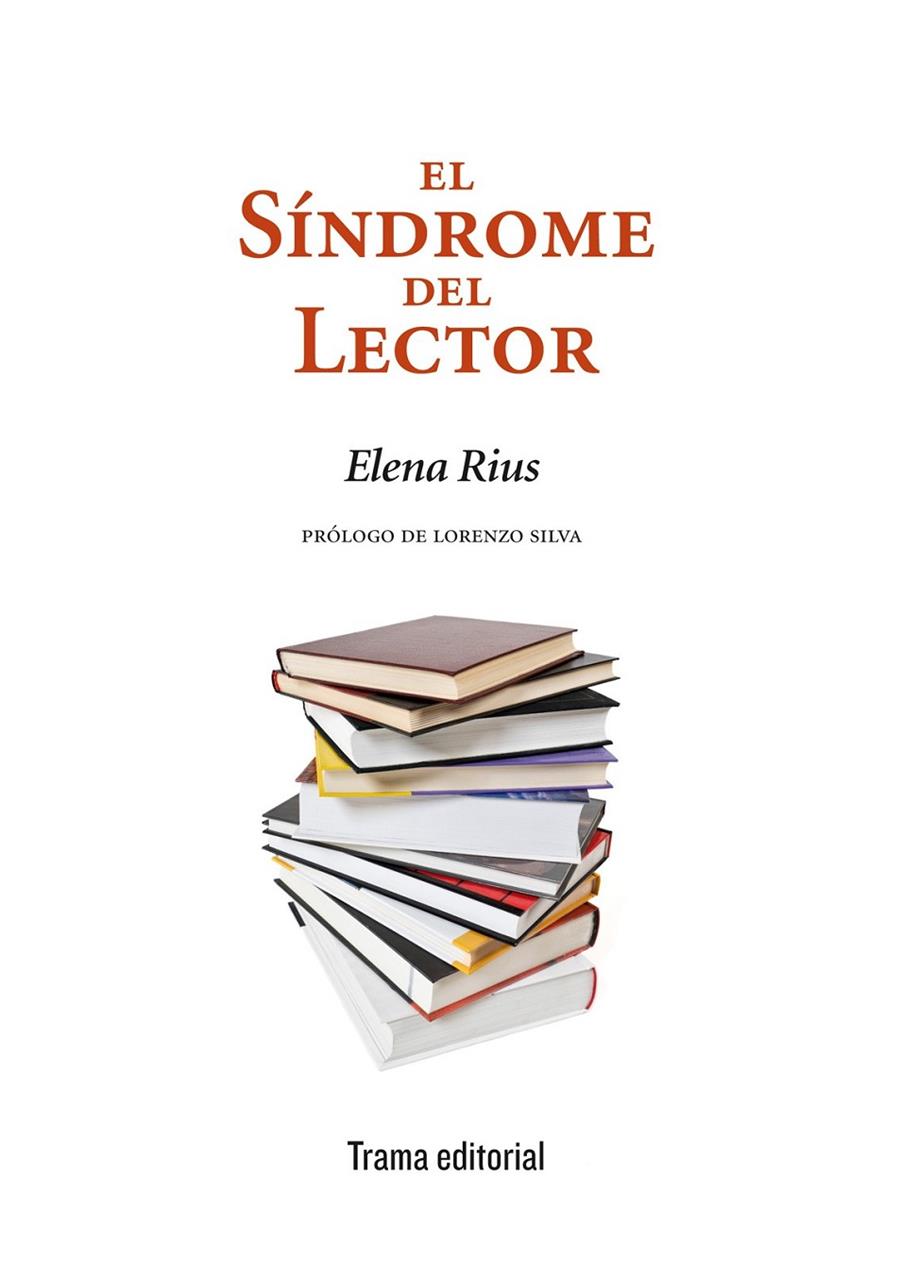 El síndrome del lector | 9788494569319 | Rius, Elena | Librería Castillón - Comprar libros online Aragón, Barbastro