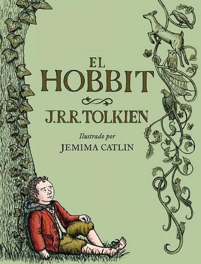 El Hobbit ilustrado por Jemima Catlin | 9788445001516 | Tolkien, J.R.R., Catlin, Jemima | Librería Castillón - Comprar libros online Aragón, Barbastro