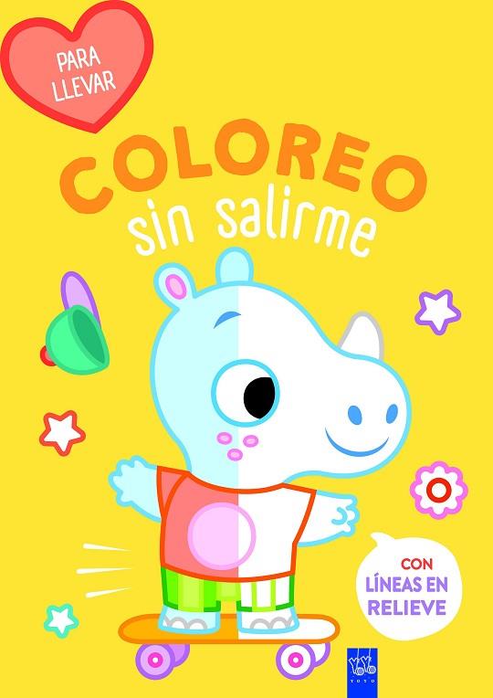 Coloreo sin salirme - Para llevar Rinoceronte | 9788408278146 | YOYO | Librería Castillón - Comprar libros online Aragón, Barbastro