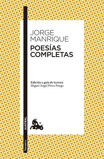 Poesías completas | 9788467042160 | Manrique, Jorge | Librería Castillón - Comprar libros online Aragón, Barbastro