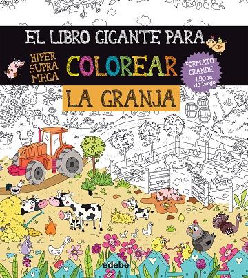 Libro gigante para colorear la granja | 9788468327983 | Rustique Editio | Librería Castillón - Comprar libros online Aragón, Barbastro