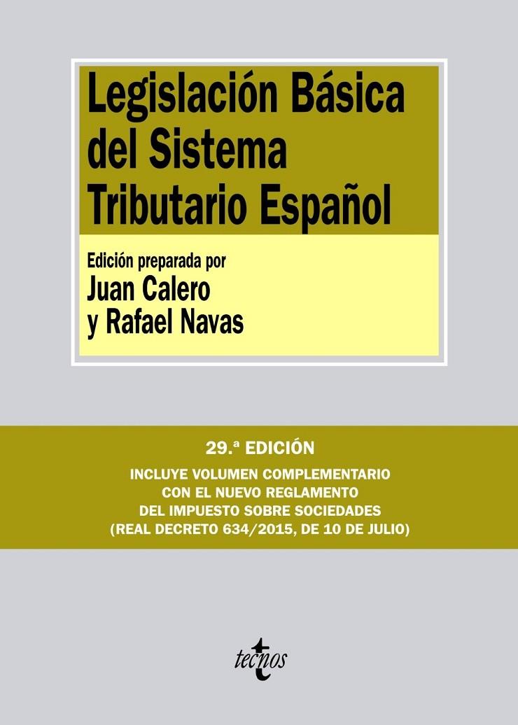 Legislación Básica del Sistema Tributario Español | 9788430967506 | Editorial Tecnos | Librería Castillón - Comprar libros online Aragón, Barbastro