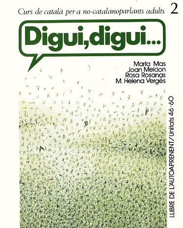 DIGUI DIGUI 2 GUIA AUTOAPRENENT (2 VOL.) | 9788472027237 | MAS, MARTA | Librería Castillón - Comprar libros online Aragón, Barbastro