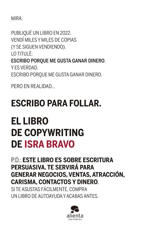 El libro de copywriting | 9788413442471 | Bravo, Isra | Librería Castillón - Comprar libros online Aragón, Barbastro
