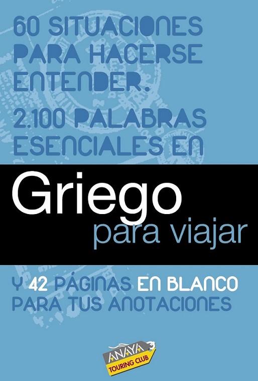 GRIEGO PARA VIAJAR | 9788497768979 | ALMARAZ LUCAS, ELENA | Librería Castillón - Comprar libros online Aragón, Barbastro
