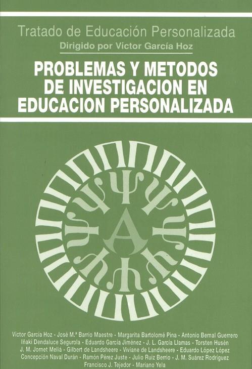 Problemas y métodos de investigación en educación personalizada | 9788432130458 | García Hoz, Víctor | Librería Castillón - Comprar libros online Aragón, Barbastro