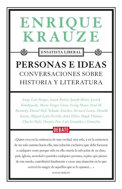 Personas e ideas | 9788499926605 | Krauze, Enrique | Librería Castillón - Comprar libros online Aragón, Barbastro
