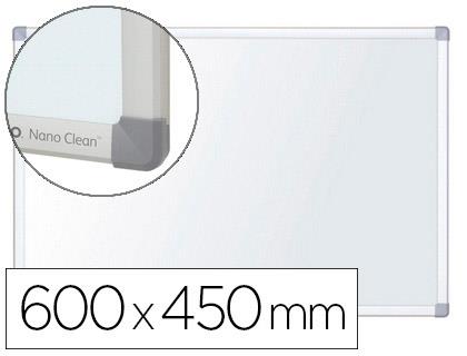 Pizarra blanca nobo nano clean magnetica lacada acero marco aluminio 600x450 mm.	 | 5028252501866 | Librería Castillón - Comprar libros online Aragón, Barbastro