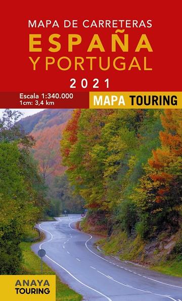 Mapa de Carreteras de España y Portugal 1:340.000, 2021 | 9788491583745 | Anaya Touring | Librería Castillón - Comprar libros online Aragón, Barbastro