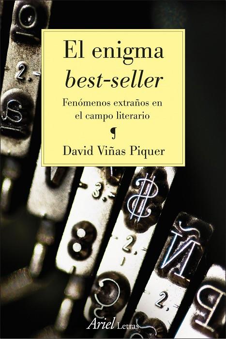 ENIGMA BEST-SELLER, EL | 9788434425156 | VIÑAS PIQUER, DAVID | Librería Castillón - Comprar libros online Aragón, Barbastro