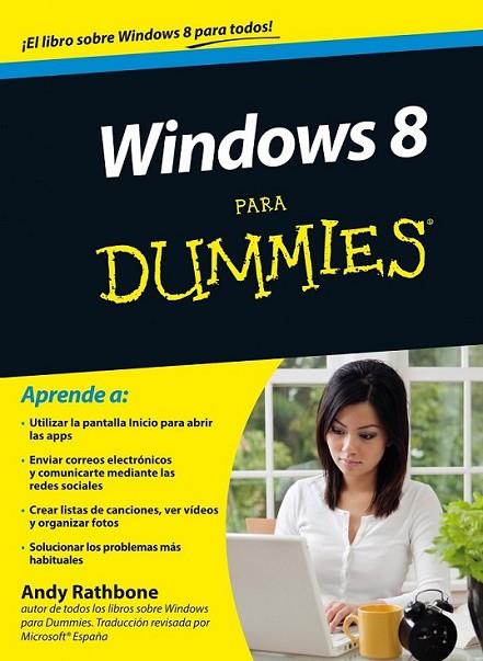 Windows 8 para Dummies | 9788432900778 | Rathbone, Andy | Librería Castillón - Comprar libros online Aragón, Barbastro