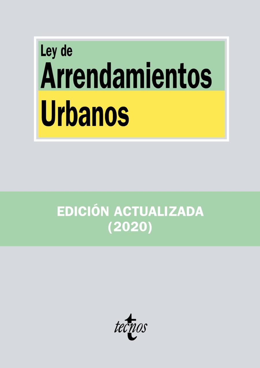 Ley de Arrendamientos Urbanos | 9788430979998 | Editorial Tecnos | Librería Castillón - Comprar libros online Aragón, Barbastro