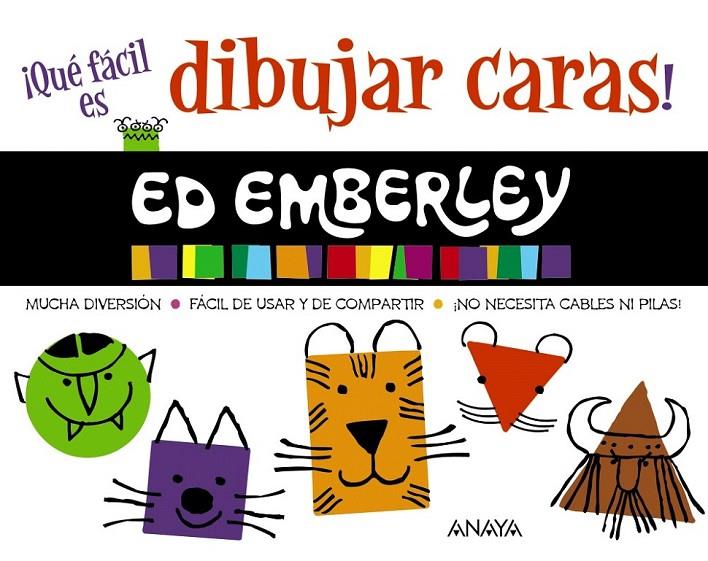 ¡Qué fácil es dibujar caras! | 9788469833834 | Emberley, Ed | Librería Castillón - Comprar libros online Aragón, Barbastro