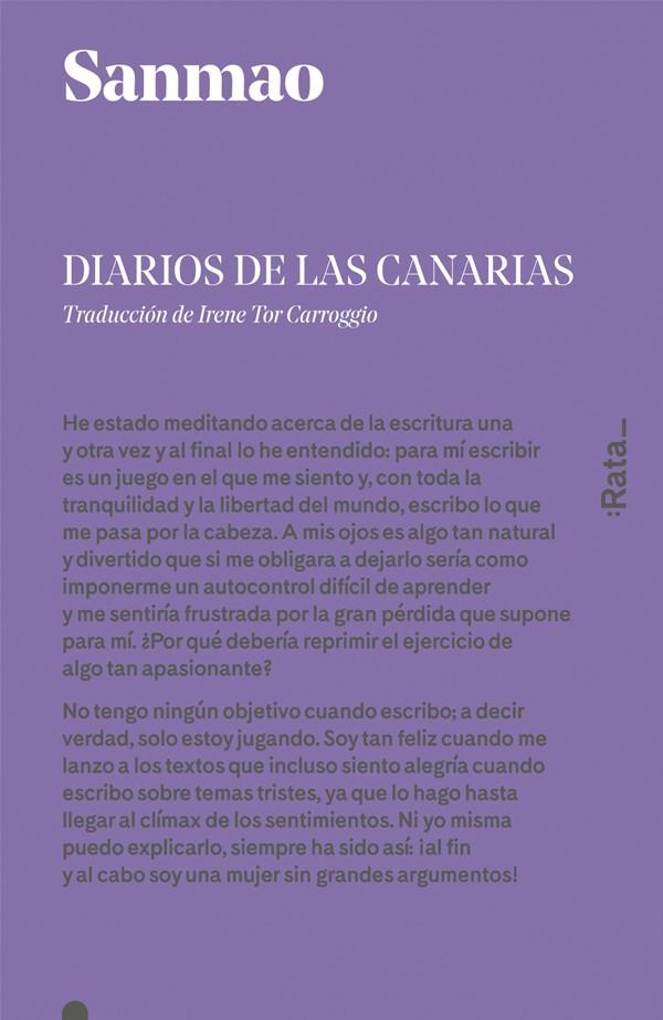 Diarios de las Canarias | 9788416738090 | Sanmao | Librería Castillón - Comprar libros online Aragón, Barbastro