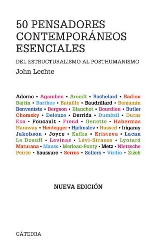 Cincuenta pensadores contemporáneos esenciales | 9788437626970 | Lechte, John | Librería Castillón - Comprar libros online Aragón, Barbastro