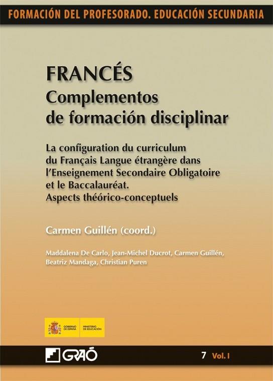 FRANCES COMPLEMENTOS DE FORMACION DISCIPLINAR | 9788499800011 | GUILLEN, CARMEN ( COORD.) | Librería Castillón - Comprar libros online Aragón, Barbastro