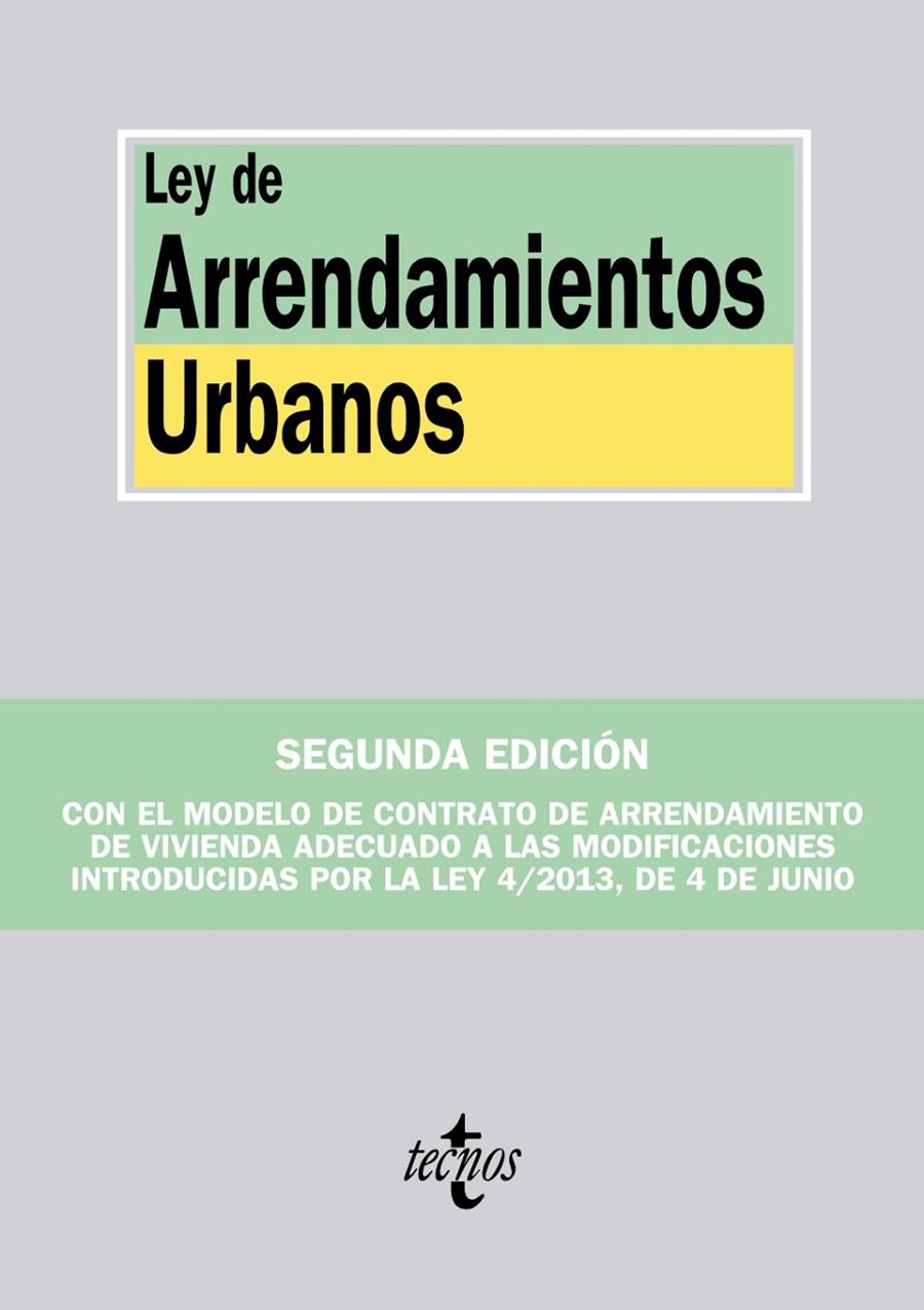 Ley de Arrendamientos Urbanos | 9788430963560 | Editorial Tecnos | Librería Castillón - Comprar libros online Aragón, Barbastro