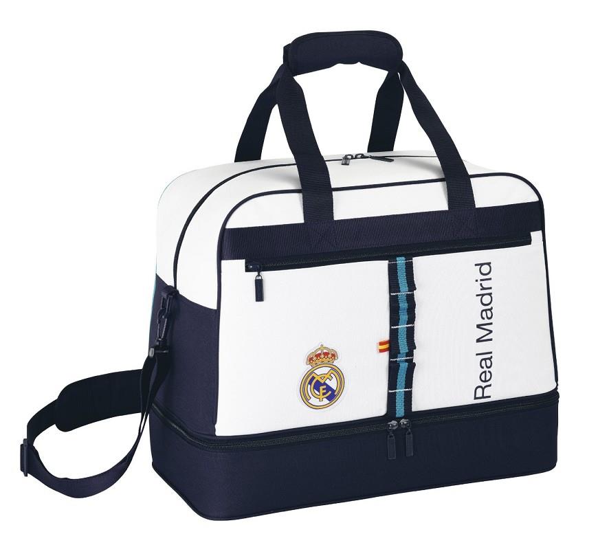 BOLSA DEPORTE CON ZAPATILLERO REAL MADRID 11356, 8412688176618