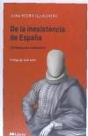 De la inexistencia en España | 9788469753842 | Quiñonero Martínez, Juan Pedro | Librería Castillón - Comprar libros online Aragón, Barbastro