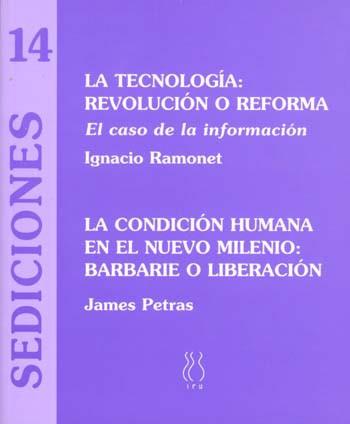 TECNOLOGIA REVOLUCION O REFORMA | 9788489753495 | RAMONET, IGNACIO | Librería Castillón - Comprar libros online Aragón, Barbastro