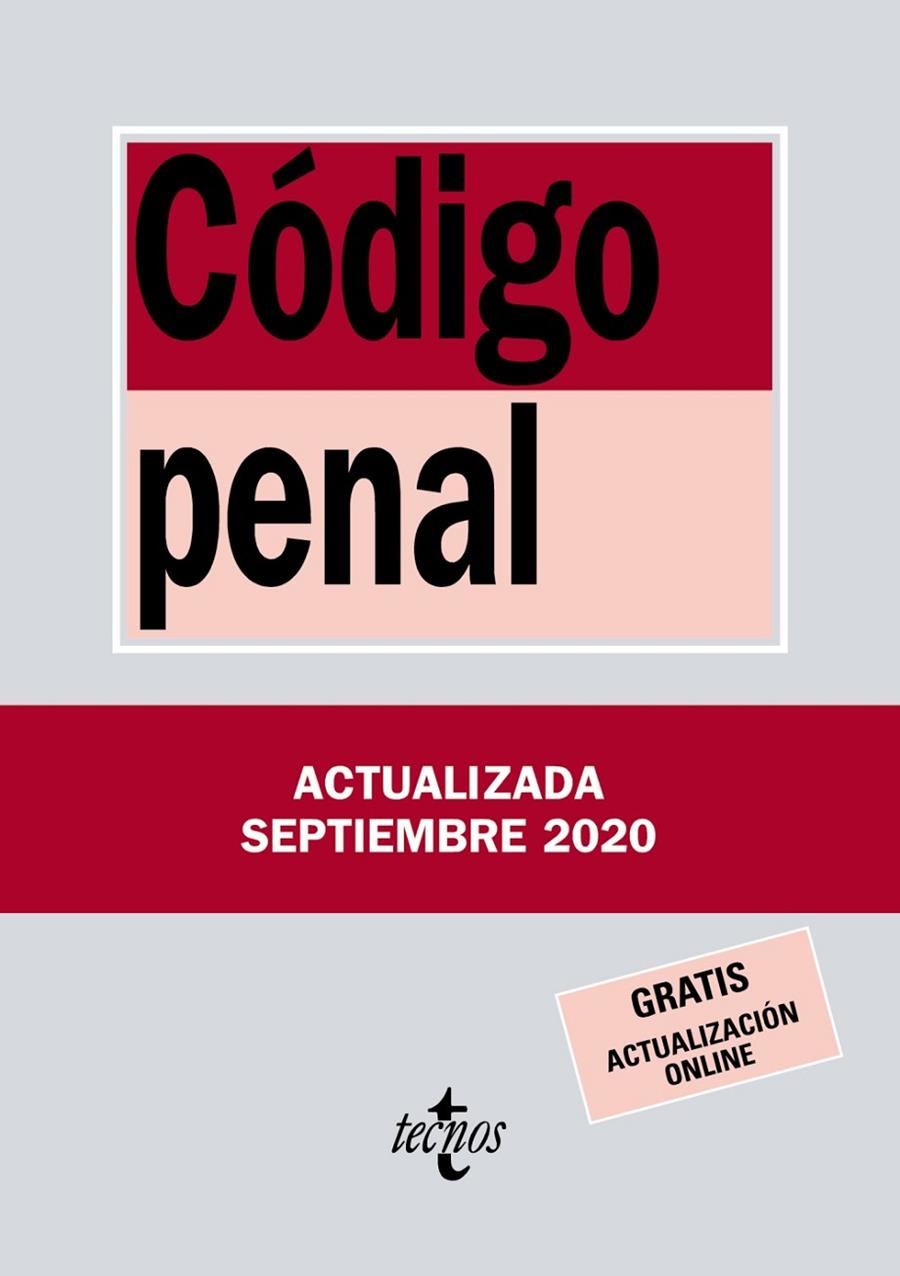 Código Penal | 9788430980024 | Editorial Tecnos | Librería Castillón - Comprar libros online Aragón, Barbastro