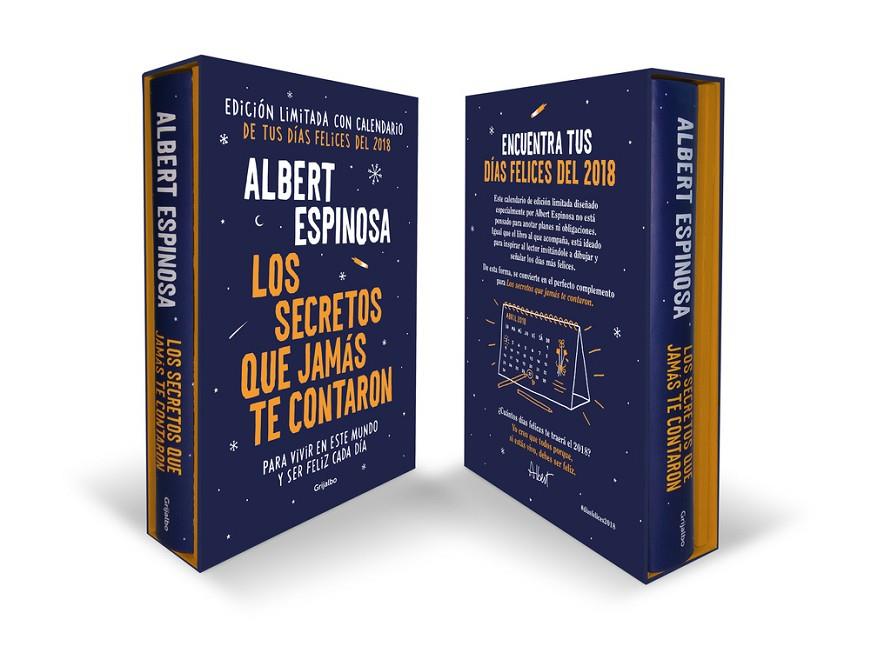 Edición especial con calendario 2018, Los secretos que jamás te contaron | 9788425355905 | Albert Espinosa | Librería Castillón - Comprar libros online Aragón, Barbastro