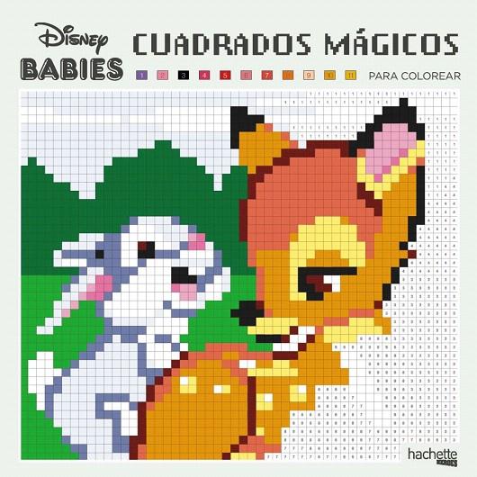 Cuadrados mágicos para colorear - Disney Babies | 9788417240592 | Varios autores | Librería Castillón - Comprar libros online Aragón, Barbastro