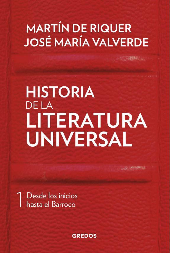 Historia de la literatura universal I | 9788424938406 | DE RIQUER MORERA, MARTI | Librería Castillón - Comprar libros online Aragón, Barbastro