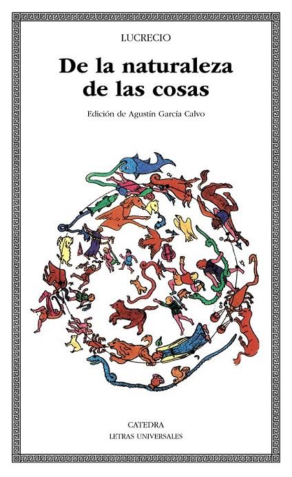 DE LA NATURALEZA DE LAS COSAS | 9788437604138 | LUCRECIO CARO, TITO | Librería Castillón - Comprar libros online Aragón, Barbastro