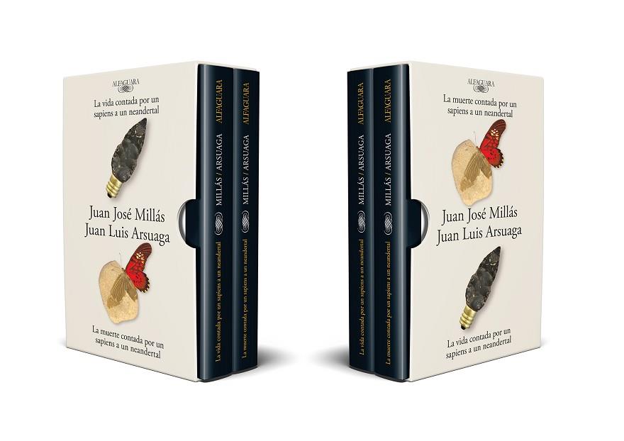 Estuche La vida y la muerte contadas por un sapiens a un neandertal | 9788420463896 | MILLAS, JUAN JOSE/ARSUAGA, JUAN LUI | Librería Castillón - Comprar libros online Aragón, Barbastro