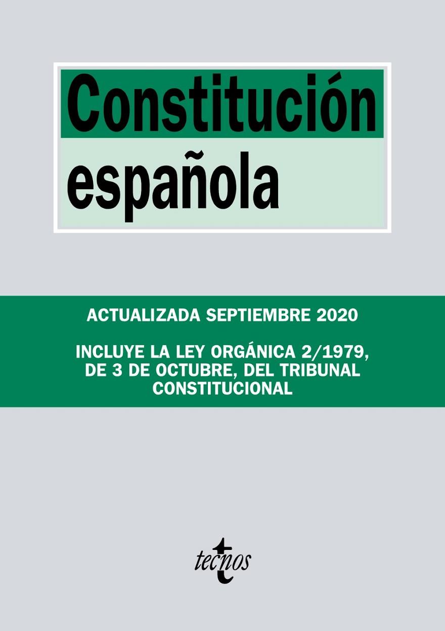 Constitución Española | 9788430980130 | Editorial Tecnos | Librería Castillón - Comprar libros online Aragón, Barbastro