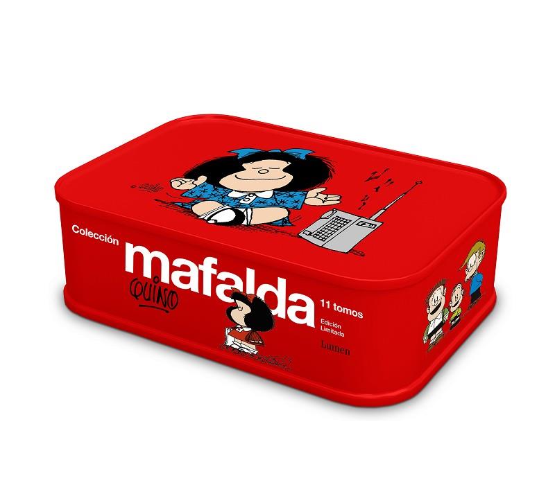 Colección Mafalda: 11 tomos en una lata (edición limitada) | 9788426424297 | Quino, | Librería Castillón - Comprar libros online Aragón, Barbastro