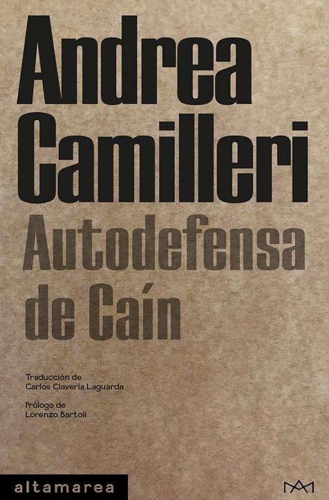 Autodefensa de Caín | 9788418481130 | Camilleri, Andrea | Librería Castillón - Comprar libros online Aragón, Barbastro