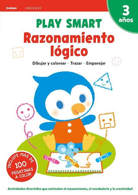 Play Smart : Razonamiento lógico. 3 años | 9788414028216 | VV.AA. | Librería Castillón - Comprar libros online Aragón, Barbastro