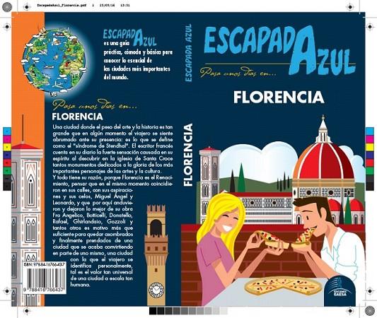 FLORENCIA Escapada Azul | 9788416766437 | Ingelmo, Ángel | Librería Castillón - Comprar libros online Aragón, Barbastro