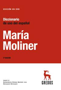 DICCIONARIO DE USO DEL ESPAÑOL MARIA MOLINER (DVD) | 9788424935849 | MOLINER, MARIA | Librería Castillón - Comprar libros online Aragón, Barbastro