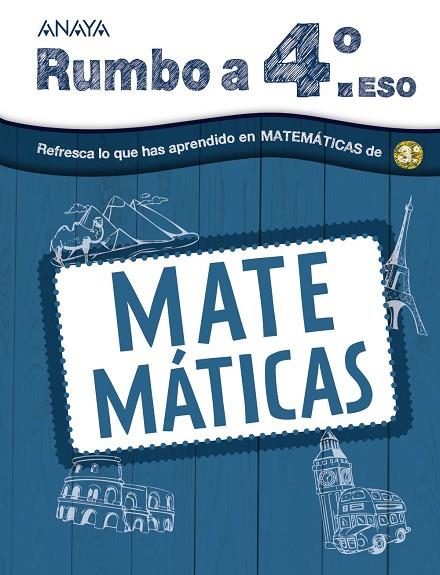 Vacaciones Matemáticas 3 ESO | 9788414310274 | Anaya Educación | Librería Castillón - Comprar libros online Aragón, Barbastro